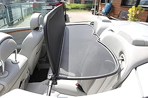 CHROM DESIGN Airax Windschott geeignet für Mercedes CLK A 209 A209 Cabrio