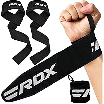 AFTREN Cinghie per sollevamento pesi Fasce per polsi Bretelle per supporto per polso Passante per pollice Best Wrap Powerlifting Allenamento per la forza Crossfit Palestra (Mimetico grigio