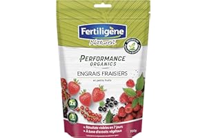 FERTILIGÈNE FERTILIGENE NATUREN POEFR7 - Engrais Granulés Performance Organics Fraisiers, Petits Fruits UAB 700 g - Résultats dès 1 semaine - Récoltes x2 - Extraits végétaux enrichi en guano marin - Pour 14m²
