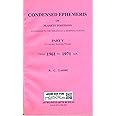 Lahiri Condensed Ephemeris From 1961-1971 [Paperback] NC Lahiri