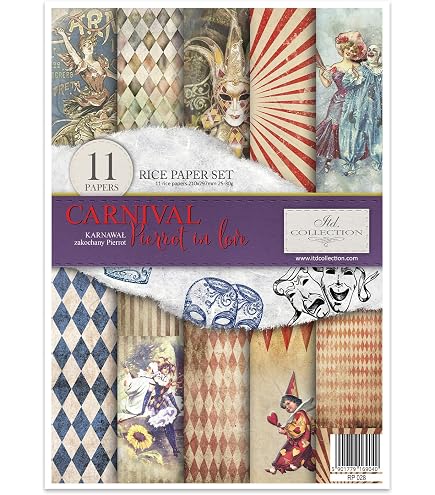 ITD Collection - Papier Scrapbooking 12x12" Tropical Dreams SLS-010 - 10 Feuilles Recto + 1 Bonus Rigide 200 G/m²