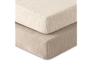 Unnivoll Baby Spannbettlaken 70x140 cm Kinderbett, 100% Musselin Baumwolle, 2er Pack Bettlaken Für Babybett, Atmungsaktives Weiches Spannbetttücher
