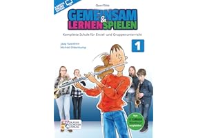 BLÄSER SCHULEN VERLAG Gemeinsam lernen & spielen Band 1 (+Online-Access) : für Bläserklasse (Blasorchester) Flöte [Sheet music] Oldenkamp, Michiel