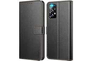 Ganbary Coque pour Samsung Galaxy A52 (5G/4G) / A52s 5G, [Housse en Cuir PU Premium] [Etui à Rabat] [Pochette de Portefeuille], Étui de Protection - Noir
