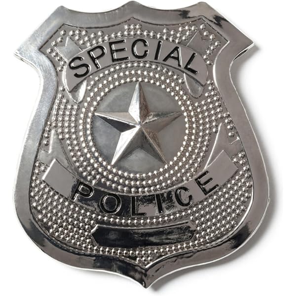 Bristol Novelty BA382 – Badge De Policier En Métal, Accessoire Costume
