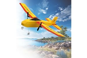 HIMOTO HSP RC ferngesteuertes Flugzeug mit Akku, Fernsteuerung und USB-Ladekabel, Modell mit 2.4GHz und Gyro, geeignet für Anfänger und Profis, Komplett-Set