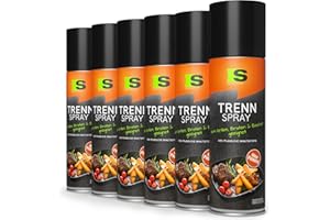 1 x 400ml Spraytive BBQ Trennspray - Zum Grillen, Braten & Backen - Trennfett, Antihaftspray, Non Stick Spray für Weber Grills, Tefal, Plancha Grills, Sandwich Maker