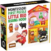 Headu Montessorı Fırst Puzzle Lıttle Red Rıdıng Hood
