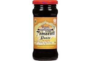 RANI BRAND AUTHENTIC INDIAN PRODUCTS Rani Tamarind Paste Puree (Imli) 16oz (1lb) 454g Glass Jar, No Added Sugar ~ All Natural | Vegan | Gluten Free | No Colors | Non-GMO | Kosher | Indian Origin