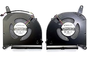 BestParts New CPU+GPU Cooling Fan Replacement for Gigabyte Aero 15 OLED, AERO 17 HDR XA, RP75XA RP77XA, for Aorus 15G 17G YB XB WB KB SB YC XC YD XD KD, P/N: PLB07010S12HH (Two Pair Fan)