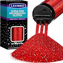 Hemway Premium Glitter Shaker 130g – Emerald Green Holographic Fine Glitter For Resin, Crafts, & Cosmetics - View #3