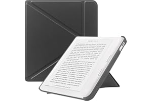 HGWALP Funda Delgada Compatible con 7" Kobo Libra Colour (2024) eReaders, Carcasa ultradelgada y Ligera, con Despertar/sueño automático para Kobo Libra 2 (2021) Pulgadas-BK