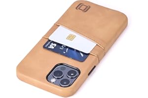 ‎DOCKEM Dockem Etui portfelowe na iPhone'a 12 i iPhone 12 Pro: Wbudowana metalowa płytka do mocowania magnetycznego i 2 przegródki na karty kredytowe: 6,1 cala Exec M2, gładka skóra syntetyczna (khaki)