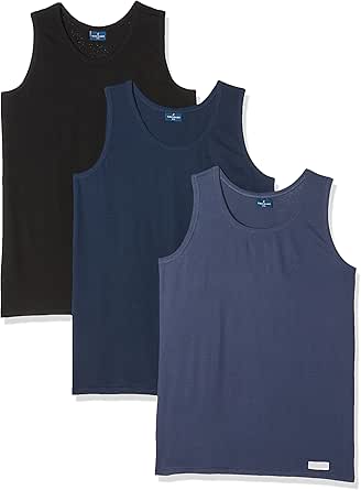 Pack 3 Playeras De Tirantes Masculinas Jersey, Cómoda, Rian | Envío Gratis