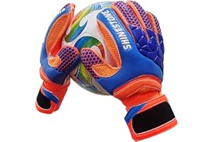 HONTIUS Guanti Portiere Bambino Adulto, Guanto da Calcio per Bambini Ottima Presa e Durata per Uomo e Donna