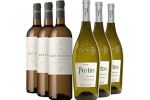 COSECHA PRIVADA Vino Blanco Verdejo de Rueda - Pack_3 bot José Pariente Verdejo 3 bot Protos Verdejo - Caja 6 botellas 100% Verdejo Vino blanco de Rueda