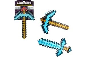 Mattel Minecraft Miecz/Kilof 2w1 z transformacją Akcesorium do zabawy w naśladowanie inspirowane grą Minecraft FCW14