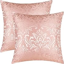 CaliTime Federe Per Cuscino In Pile – Confezione Da 2 – 50x50 Cm – Stampa Natalizia Con Renne E Pini – Verde – Decorazione Divano Per Natale