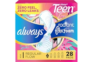 Always Totally Teen Radiant Infinity Pads 28 stycken
