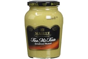 MAILLE Spécialité Moutarde Fine Mi-Forte Bocal 355 g - Lot de 4