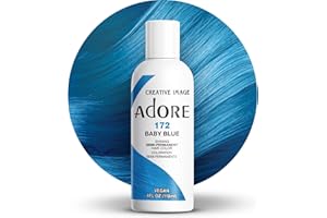 Adore, tinta per capelli semi-permanente brillante, 172, azzurro (Baby Blue)