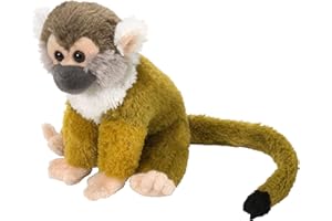 Wild Republic- Cuddlekins Mini Tamarino Scoiattolo Animale, Colore Scimmia, 8 Inches, 12303