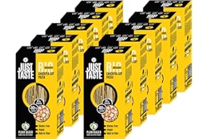 ‎JUST TASTE BE DIFFERENT JUST TASTE - Bio Kichererbsen-Soja Fettuccine/Linguine - 43g Protein - Kichererbsen Nudeln Ideal für Sportler - Low Carb - High Protein, 250g (10er Pack)
