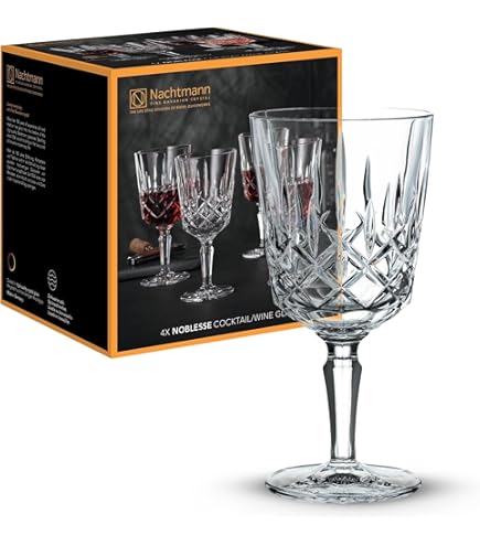 Verre à Vin Nachtmann Römer Vert émeraude – Cristal 20,7 Cm – Décoration Grappe – Neuf