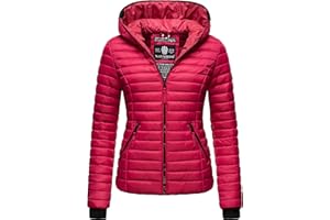 Navahoo Damska lekka kurtka przejściowa, pikowana kurtka z kapturem Kimuk XS-XXL