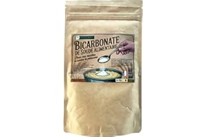 ESTENAT ESTÉNAT - Bicarbonate de Soude Alimentaire, Qualité Pâtisserie et Cuisine, 300g, Origine France – Poudre Écologique Multi-Usages, Cosmétique & Bain - exempt d’aluminium et de tout autre additif