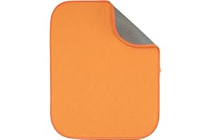 Sensalou Cojín para silla impermeable y lavable naranja 40 x 50 cm