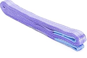 ‎ALFA LOGISTIK ALFA LOGISTIK Hebeband WLL 1t Länge 3m mit Schlaufen - Hebeband 1000kg Polyester