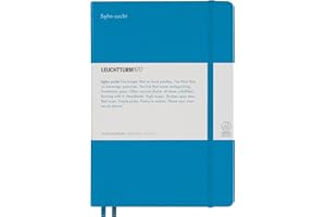 Leuchtturm1917 358162 Notatnik Medium A5, w kropki, lazurowy