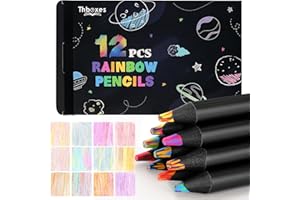 Thboxes 12 Stück Buntstifte Kinder, Adventskalender Füllung Farbstifte für Geschenke zur 4-12 jahre Mädchen Kinder Erwachsene Zeichnen Skizzieren Färben Mitgebsel Kindergeburtstag