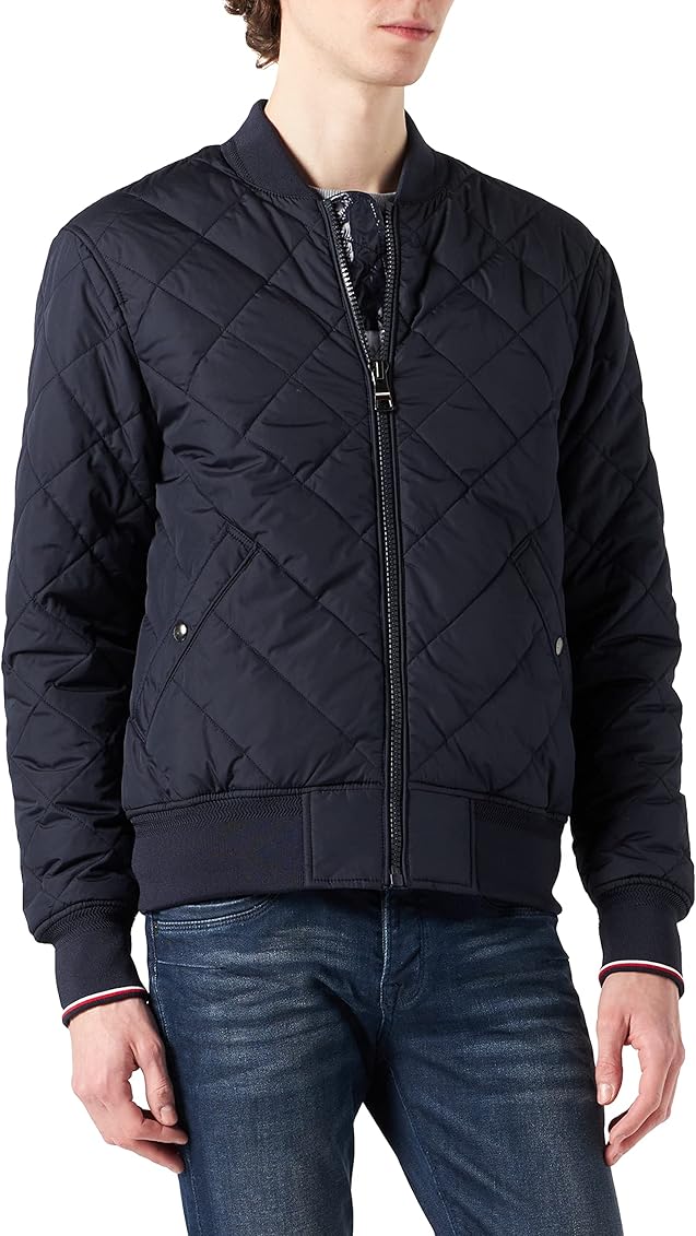 Tommy hilfiger chevron quilted bomber Clearance
