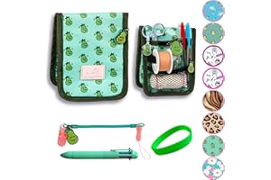 La Repera de Enfermera® Salvabolsillos Enfermeria + Porta Tijeras Enfermeria + Boligrafo 6 Colores + Pulsera | Organizador de bolsos | Accesorios Enfermera TCAE Veterinaria (HAPPY PEAR)