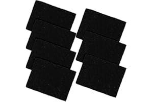 EZEBESTA Activated Carbon Filter for Organic Waste, Waste Container, Odour Filter, Carbon Filter, Organic Rubbish Bin, Small Filters for Kitchen Waste Composters (7 Pieces)