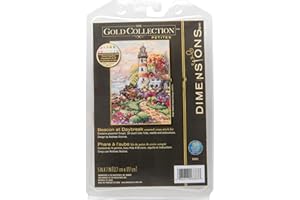 DIMENSIONS Gold Collection Petite Beacon At Daybreak Counted Cross Stit-5"X7"