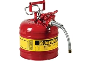 Justrite 026015 7220120 Safety Can, Type II, 2 gal, 5/8" Hose
