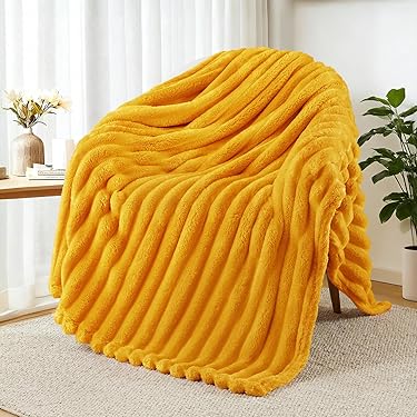 Unique Living Lars fleece plaid - Antraciet