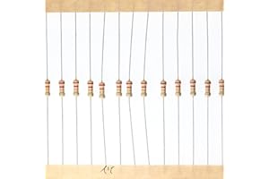 HUABAN 200 Piezas 0.25 Watts 1/4W 2R2 2.2 Ohm 5% Resistencia de película de carbono