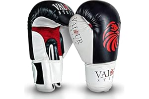 Valour Strike Boxing Gloves for Training & Sparring Gloves for Boxing, MMA, Muay Thai & Kickboxing – Lightweight, Padded & Durable Punching Gloves with Wrist Support for Men & Women