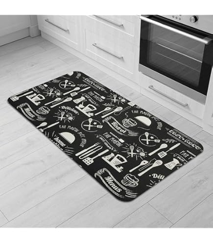 Tappeto Cucina Antiscivolo Sprinty - Passatoia 50x230 Cm Menù Stampato | Antimacchia, Lavabile E Made In Italy - Foto 11
