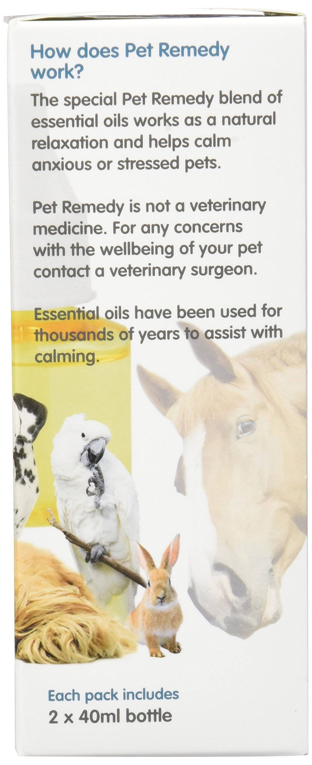 Pet Remedy Natural DeStress and Calming Refill Pack, 40 ml, Pack of 2