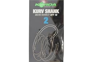 Korda Carp Fishing NEW Kurv Shank Hooks
