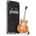 Eddie Cochran Miniature Guitar Replica - Music Gifts - Handmade Ornamental 1/4 Scale - Includes a Display Box, Name Tag and Miniature Guitar Stand