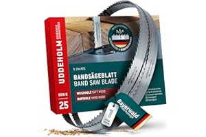 QUALITÄT AUS DEUTSCHLAND BAYERWALD WERKZEUGE Lame de scie à ruban Bayerwald Uddeholm à pointes dentées trempées - 2240 x 20 x 0.5 x 7 / pour tous les types de bois courants/lame de scie adaptée à Metabo BAS 317 PRECISION DNB. Metabo BAS 317 PREC