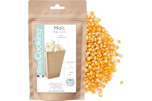 ScrapCooking - Maïs pour Pop Corn 300 g - Maïs à Éclater - Pour Casserole & Machine à Popcorn - À Saler ou Sucrer - Anniversaire, Fête, Cinéma, Film - Fabriqué en France - 8541