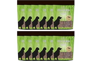 Schecker Dörrfleisch für Hunde - PUR Kaustreifen Pferd - Gluten- und getreidefrei - 100% von nur Einer Tierart - 12x 100g