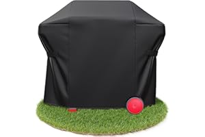 AMZBBQ® Premium Grillabdeckung wetterfest - 135 x 115 x 65 cm - 100% wasserdichte Abdeckhaube für Gasgrill - Grillhaube für Weber Spirit E-310 & E-320 / Rösle Videro G3 / Enders Boston & Monroe ProX 3